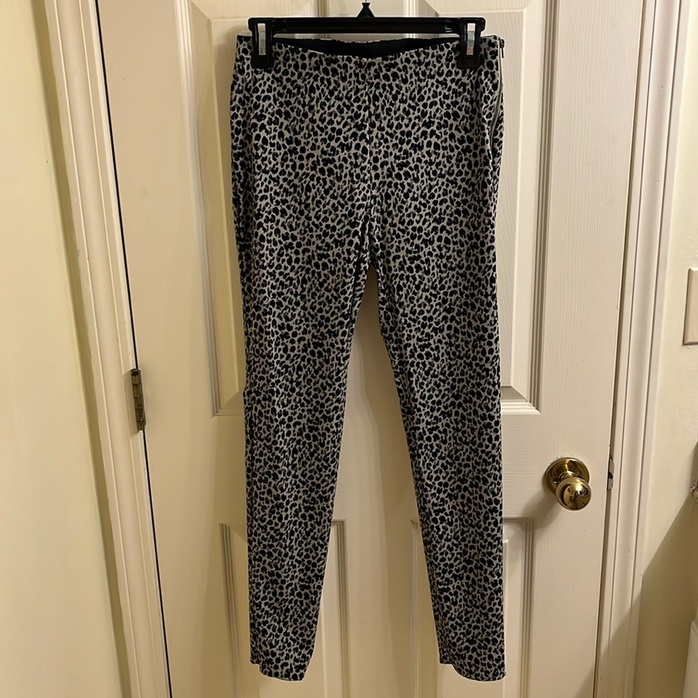 Cheetah Print Work Pants